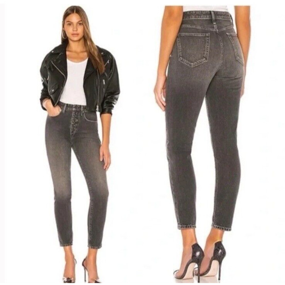 WeWoreWhat x Joe's THE Danielle High Rise Vintage Straight gray jeans size 24 - Picture 1 of 10